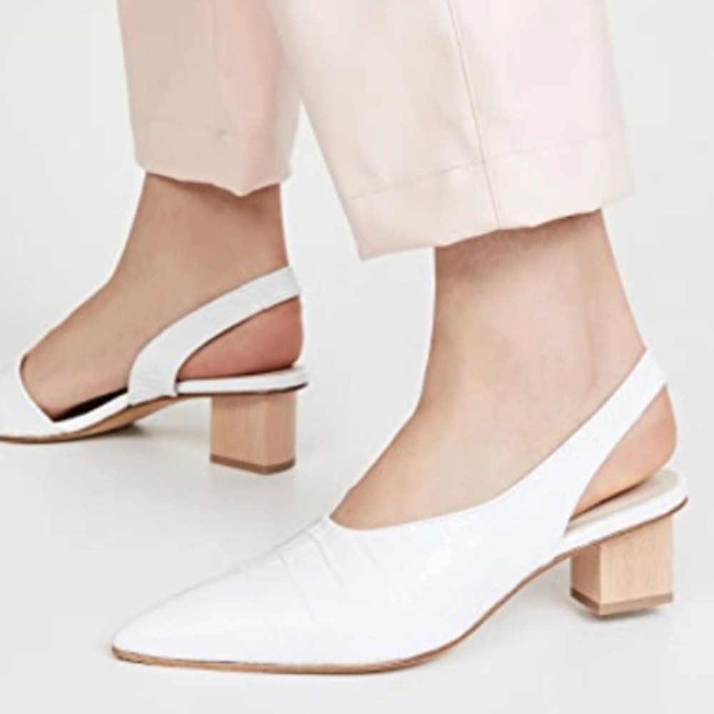 Freda Salvador Marigold Asymmetrical Slingback Pump
